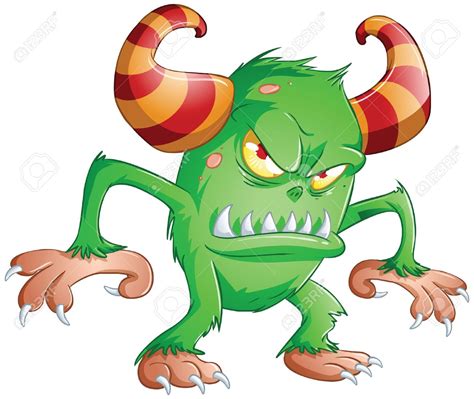 Halloween Scary Monsters Clip Art