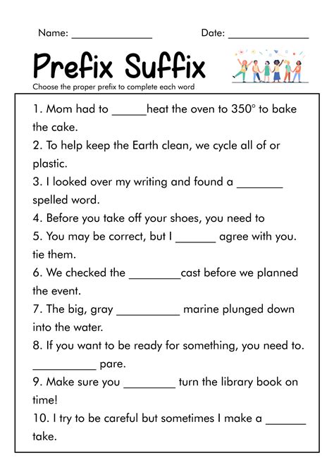 19 Free Printable Prefix Worksheets 4th Grade Free Pdf At