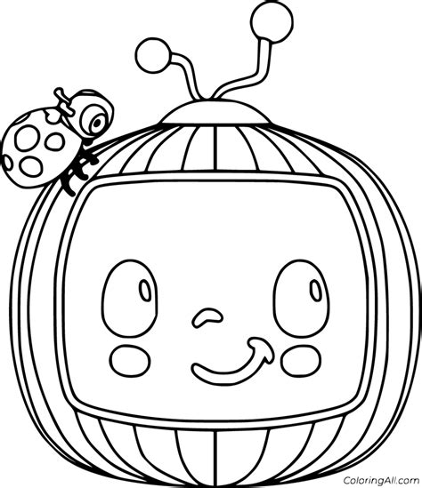 Cocomelon Christmas Coloring Pages
