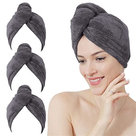Microfiber Hair Towel Wraps Raining Deals