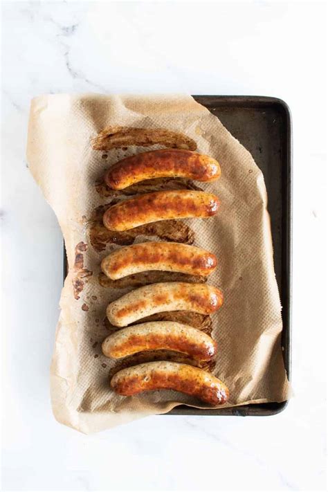 Oven Baked Bratwurst Recipe Hint Of Healthy