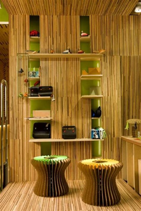 Bamboo flooring in bathroom gives unique, natural and fresh appearance in the space. 40 Rustic Bamboo Interior Designs And Crafts