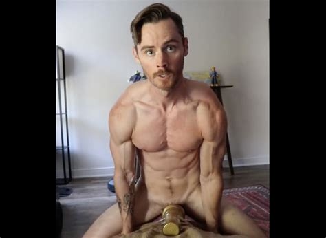 Cum Control Muscle Hunk Fucking Fleshlight And