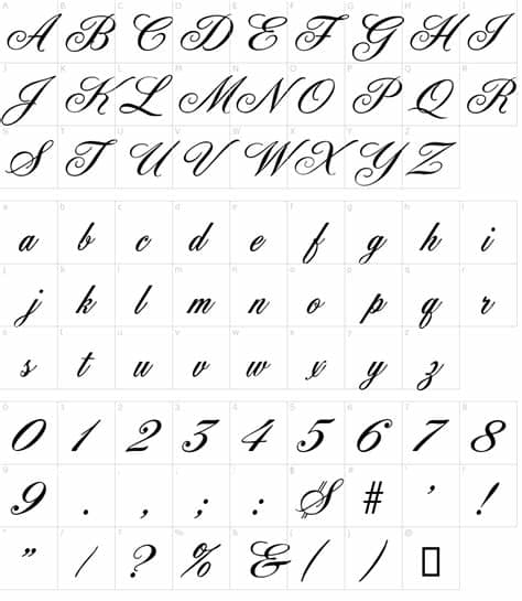 What font is best for writing a screenplay? York Script Font Download