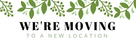Were Moving To A New Location Olivu 426