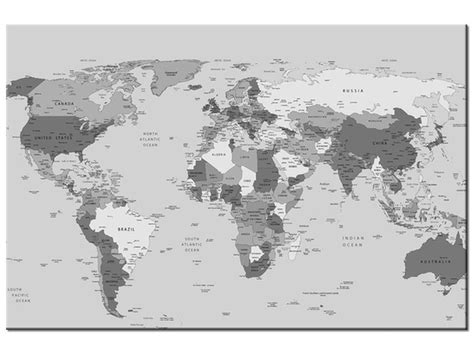 Obraz World Map 60x40 Cm Oobrazy Sklep Empikcom