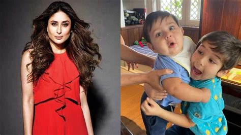 Kareena Kapoors Son Taimur Holds Younger Brother Jeh Ali Khan Adorable Photo Goes Viral