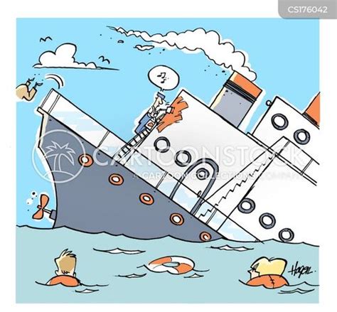 Cartoon Sinking Ship Clip Art