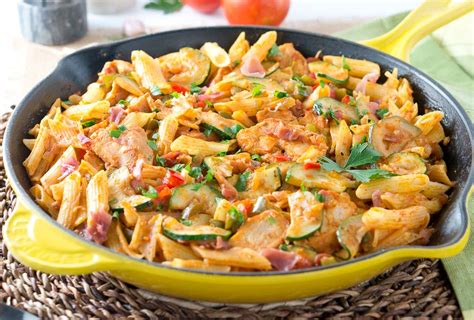 Delicious italian chicken recipes made with boneless chicken breasts. Italian Chicken and Prosciutto Pasta Skillet | Delicious ...