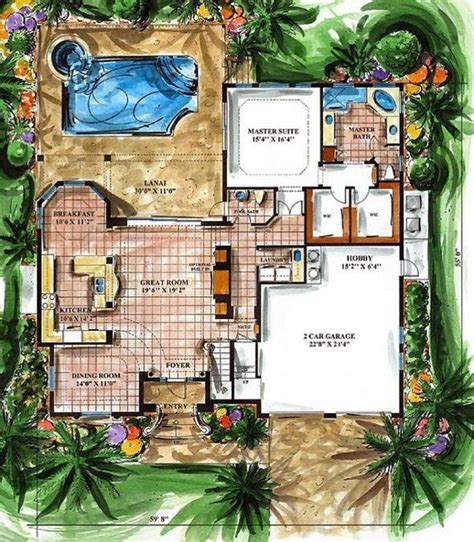 4 Bedroom 4 Bath Coastal House Plan Alp 08ey