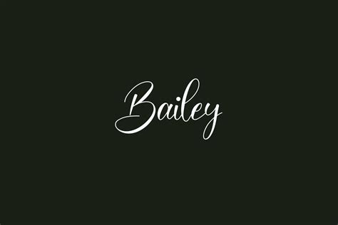 Bailey Fonts Shmonts