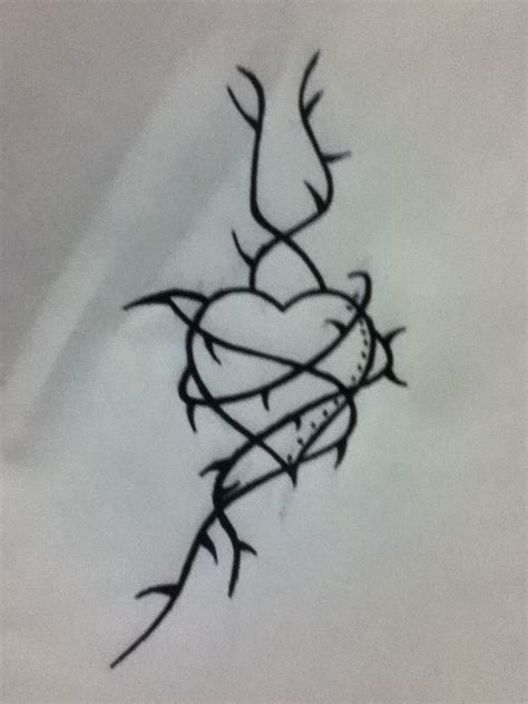 See more ideas about tattoos, rose tattoos, thorn tattoo. heart_and_vines_tattoo_design_by_siirisisu-d4a9oux.jpg ...
