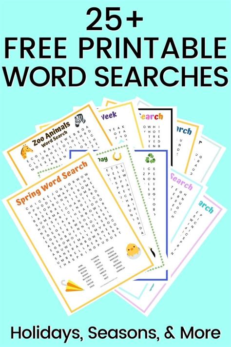 Games And Puzzles Puzzles Word Search Printable Printable Activities