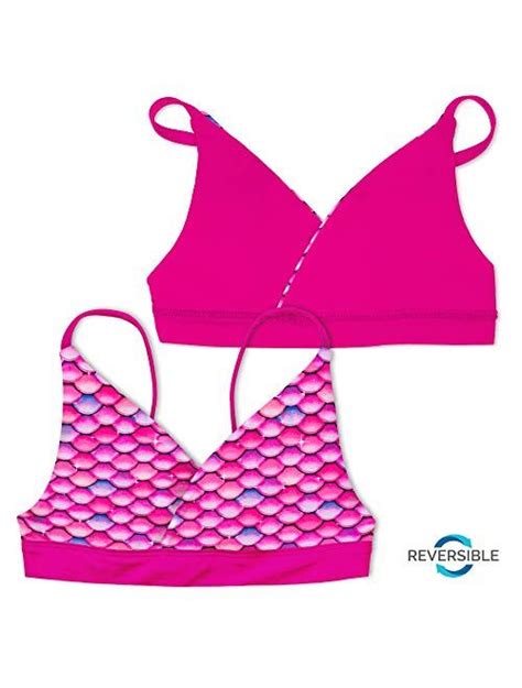 buy fin fun mermaid scale coordinating swimwear for girls bikini set top and bottom included