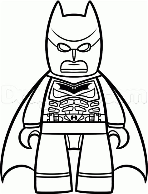 How To Draw Batman From The Lego Movie Step By Step