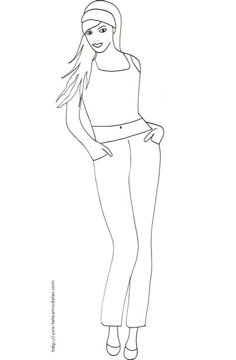 Dessin a imprimer fille a habiller is important information accompanied by photo and hd pictures sourced from all websites in the world. Nos jeux de coloriage Mannequin à imprimer gratuit