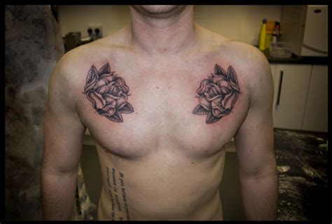 A reasonably sized rose tattoo can also look great on the chest, upper back and even foot. 301 Moved Permanently