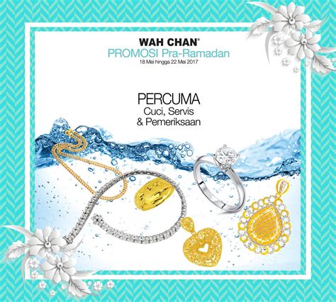This year, wah chan introduces some of our fine gold bar selections that you might like to get one for your beloved parents. Wah Chan Gold & Jewellery RM10 for Gold 916, FREE Wash ...