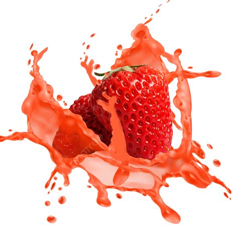 Strawberry Juice Splash