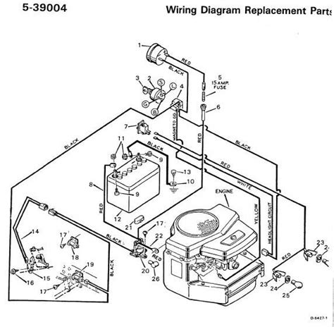 Murray Lawn Tractor Wiring Schematic Wiring Diagram