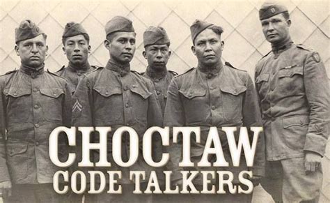 Choctaw Nation Of Oklahoma Photo Code Talker Native American History