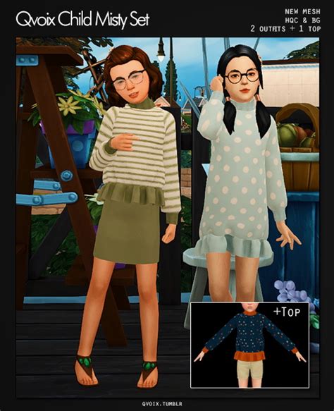 Misty Set Kids At Qvoix Escaping Reality Sims 4 Updates