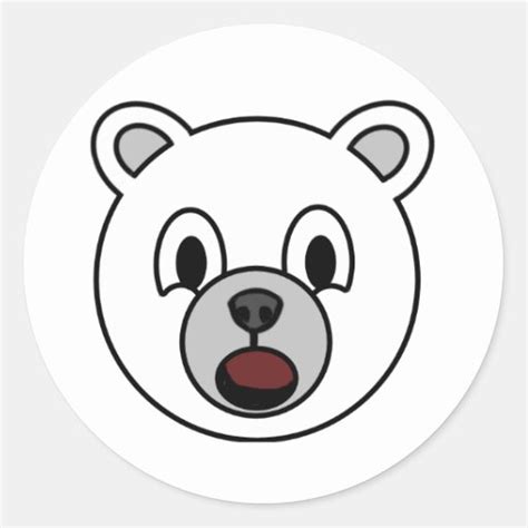 Polar Bear Stickers Zazzle