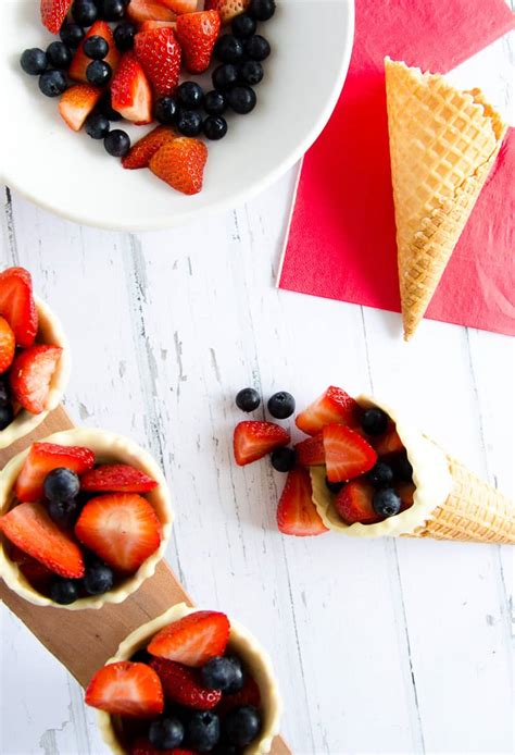 Red White And Blue Fun Fruit Cones My Kids Lick The Bowl