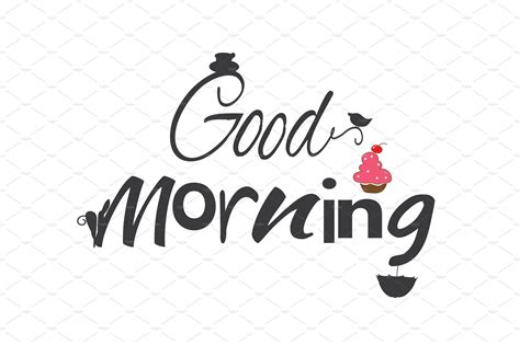 vector set of labels good morning post good morning beautiful flowers good morning greetings