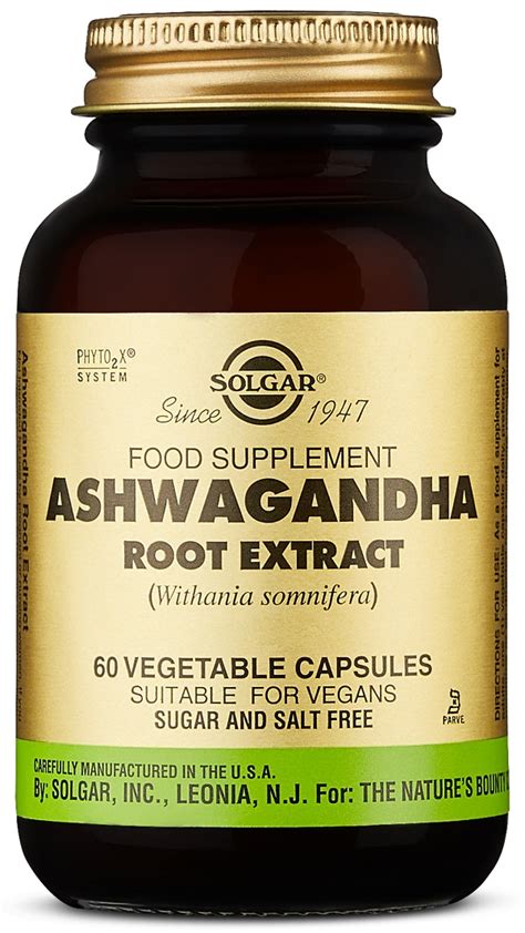 Solgar Ashwagandha Root Extract Capsules Solgar Shop By Brand