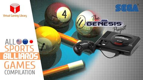 All Sega Genesismega Drive Billiards Games Compilation Every Game