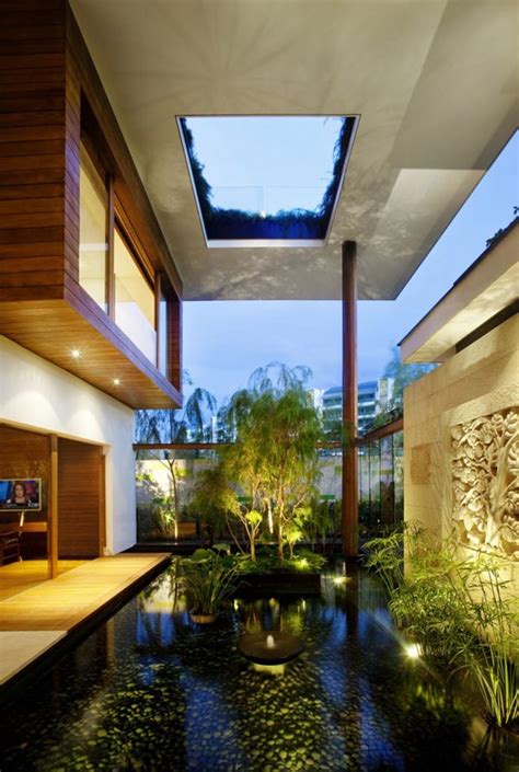 Inspiración Arquitectura Casa Ecológica Singapur Style Interiores