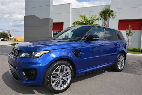 The 2015 range rover sports starts at $63,350. Used 2015 Land Rover Range Rover Sport SVR For Sale ...