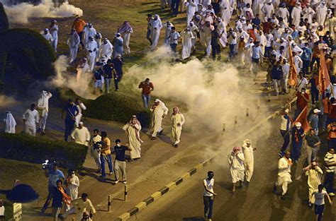 Kuwaiti Police Fire Tear Gas At Protesters News Al Jazeera