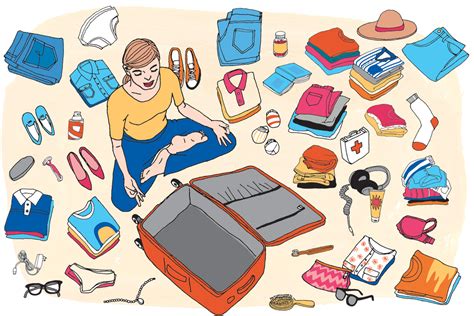 Packing For Vacation Clipart