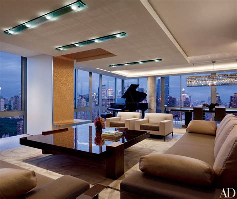 27 Modern Living Rooms Full Of Luxurious Details Penthouse Living Modern Living Room Interior