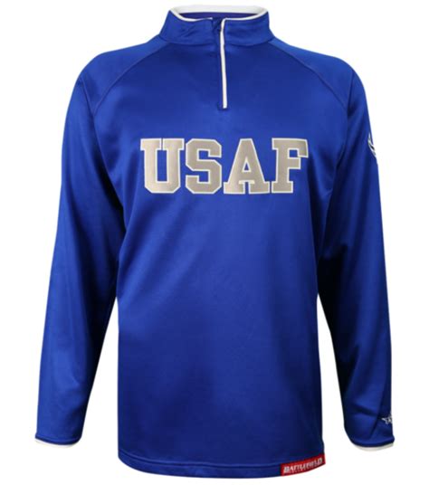 Air Force Core Performance Embroidered Zip Royal Jacket Air Force