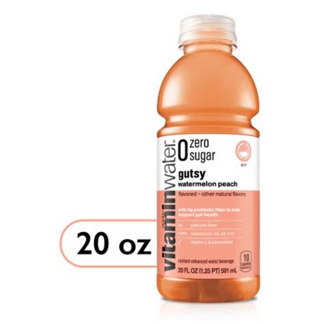 Vitaminwater® Zero Sugar Gutsy Flavored Bottled Water 20 Fl Oz Metro