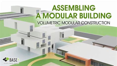 Assembling A Modular Building Volumetric Modular Construction Youtube