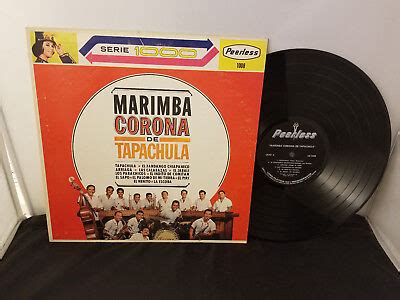 Marimba Corona De Tapachula Lp Peerless Recorded In Mexico S