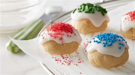 I suggest making the cookies by the recipe the first time. Traditional Italian Christmas Cookies Recipe | DebbieNet.com