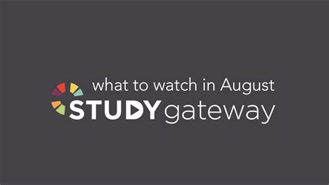 Whats New On Study Gateway August 2020 Youtube