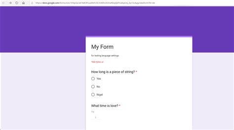 The service also includes google docs, google sheets, google slides, google drawings, google sites, and google keep. Selecting language of a Google form by using ?hl=xx doesn ...