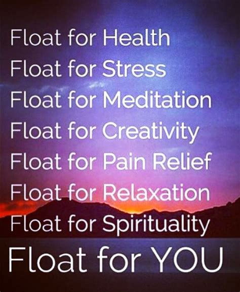 Maybe you would like to learn more about one of these? Float for You !!! | Float therapy, Flotation therapy ...