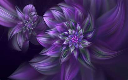 Purple Flowers Wallpapers Flower Fantastic Fractal Cool