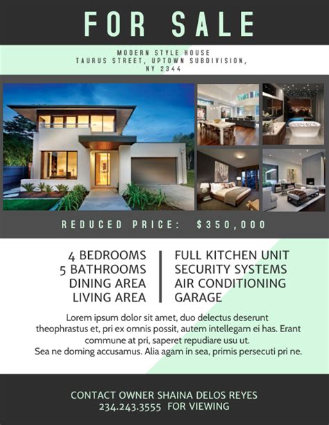 Real Estate Flyers Template Postermywall