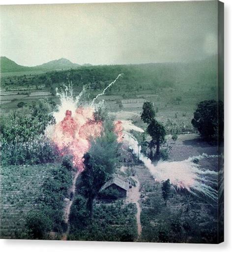 Vietnam War Napalm Bombs Explode Photograph By Everett