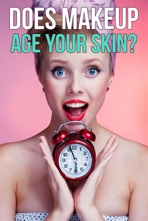 does wearing makeup age your skin faster find out your skin makeup skin care tips
