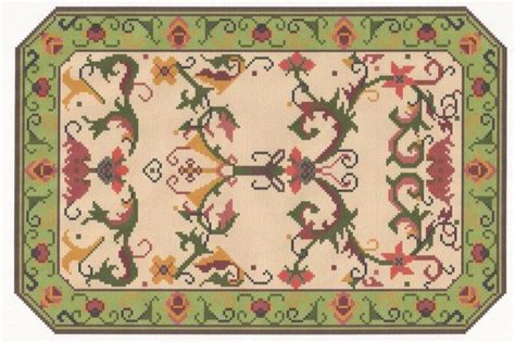 See more ideas about cross stitch, stitch, miniature dolls. Stitching Chart for Miniature Dollhouse Rug, Regency ...