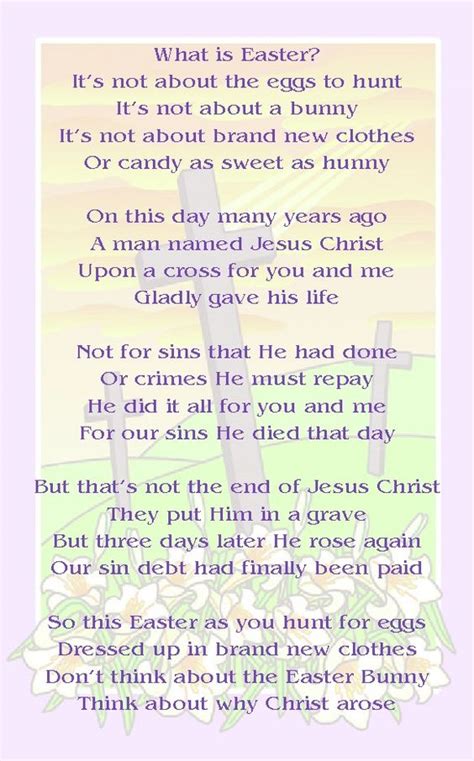Easter Poem ♥♥♥ What Gives Me Strength ♥♥♥ Pinterest The Ojays